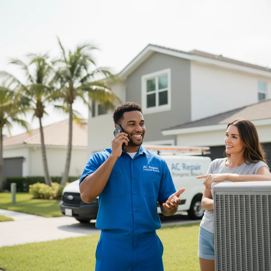 AC Repair Pompano Beach customer support in Moss